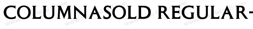 ColumnaSolD Regular字体转换